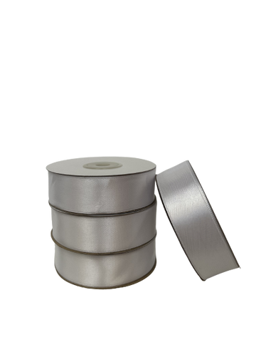 25mm x 30m Satin Ribbon (White)