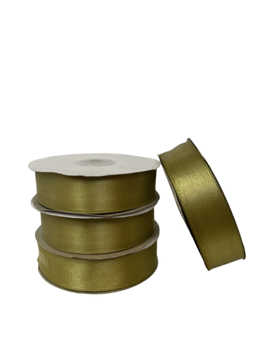 25mm x 30m Satin Ribbon (O Gold)