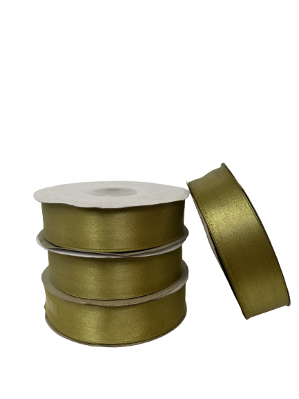 25mm x 30m Satin Ribbon (O Gold)