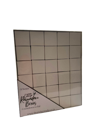 DIY Little Ramadan Boxes White - In The Box