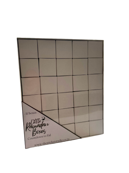 DIY Little Ramadan Boxes White - In The Box