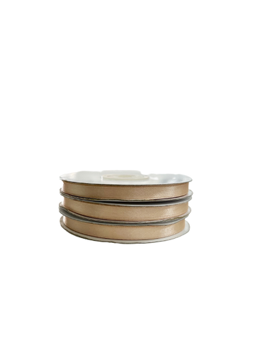 6mm x 30m Satin Ribbon (Light Gold)