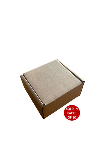 Kraft Shipper Box 105x93x53mm (Pack of 10)