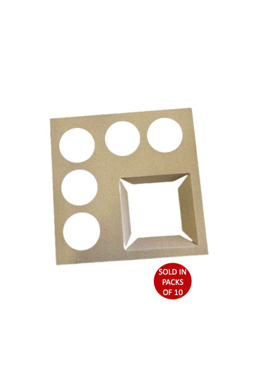 Bento Cake Box INSERT ONLY (Kraft) (Pack of 10)