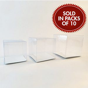 Clear Square Boxes - Square VC Display Boxes – In The Box
