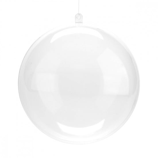 Plastic Christmas tree bauble 100mm in size