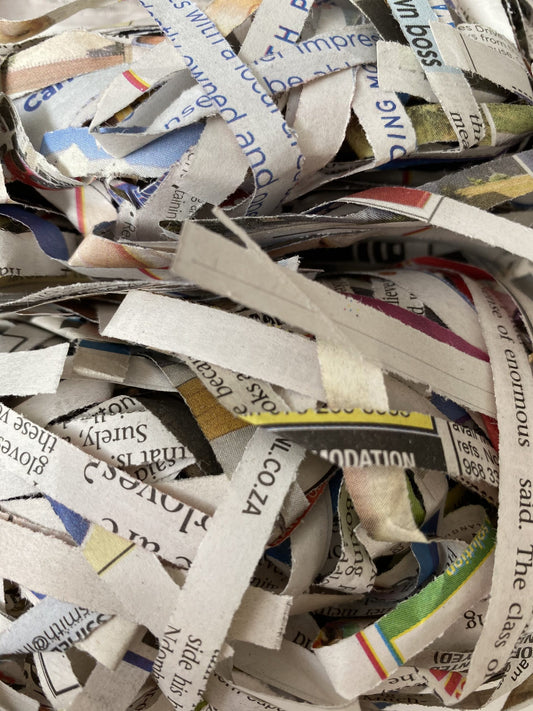 Newspaper Shredded Paper (90 grams)