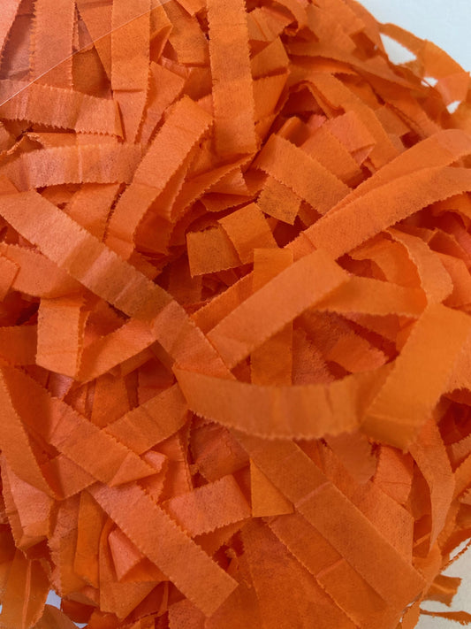 Orange Shredded Tissue Paper (15g)