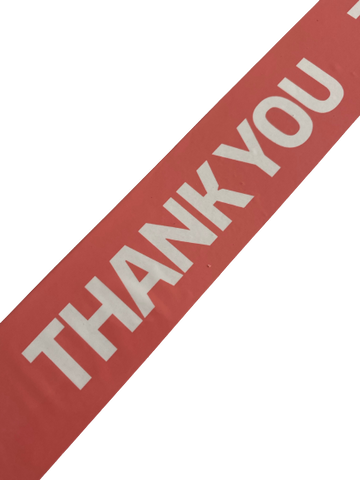 Thank You Tape (Pink on White)