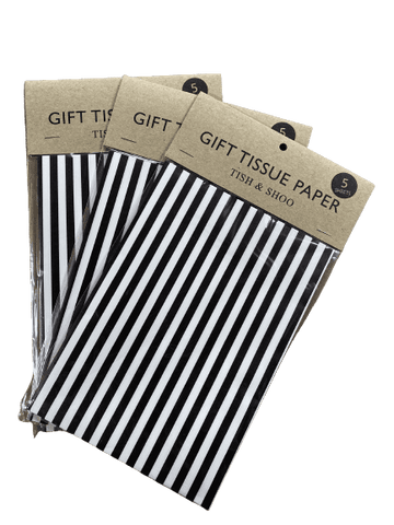 Candy Stripe (Black on White)