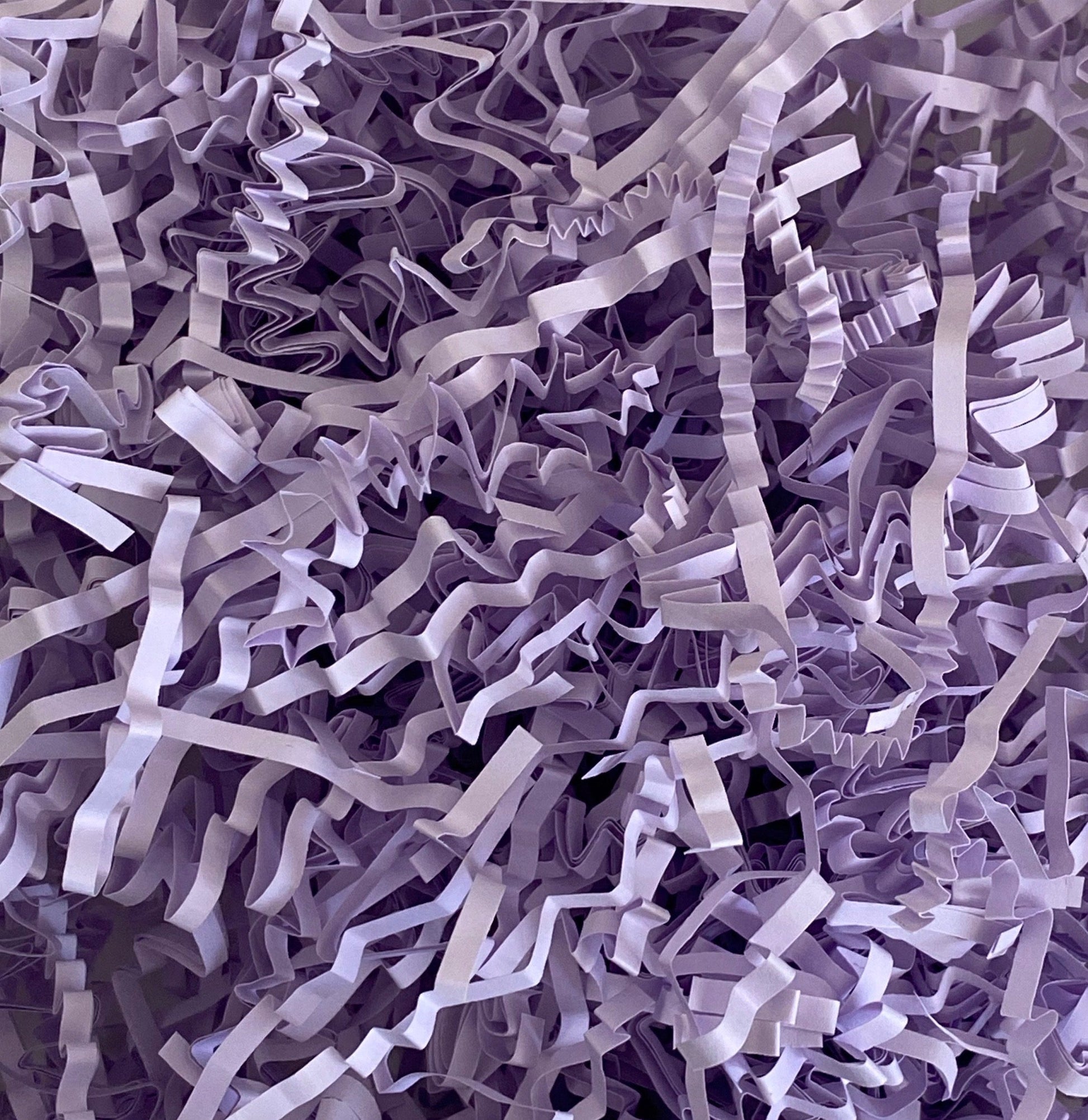 Lilac crinkle shredded paper box filler 100 gram