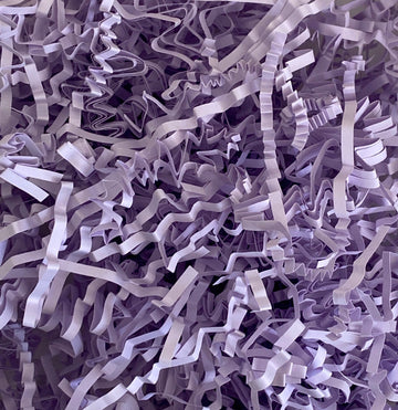 Lilac crinkle shredded paper box filler 100 gram
