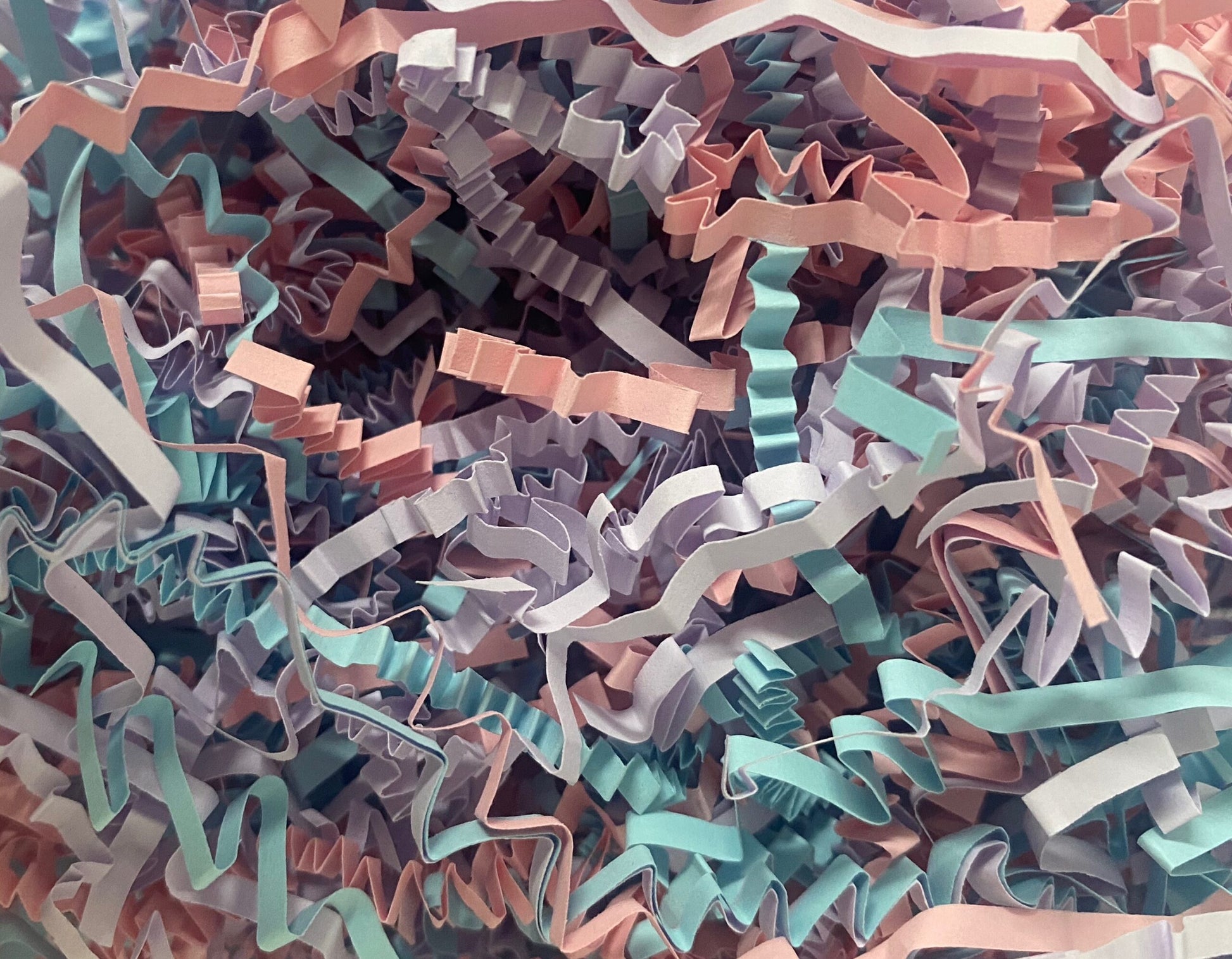 Unicorn rainbow crinkle shredded paper box filler 100 gram packet