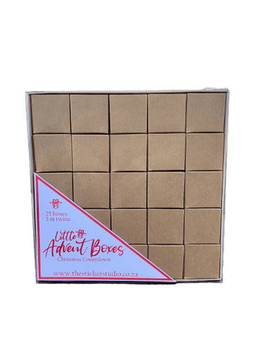 DIY Little Advent Boxes Kraft - In The Box