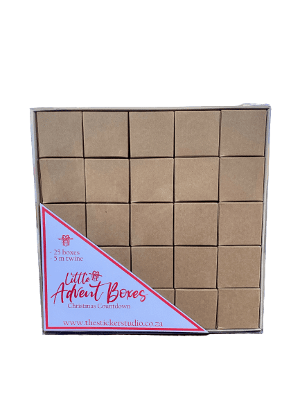 DIY Little Advent Boxes Kraft - In The Box