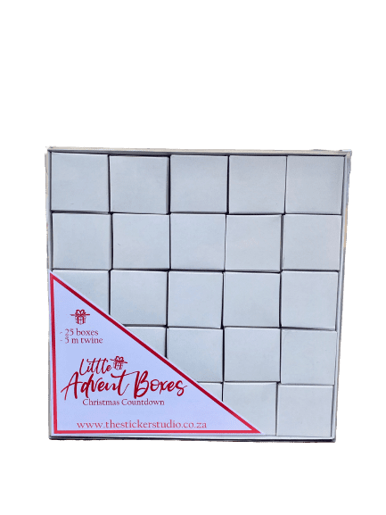 DIY Little Advent Boxes White - In The Box