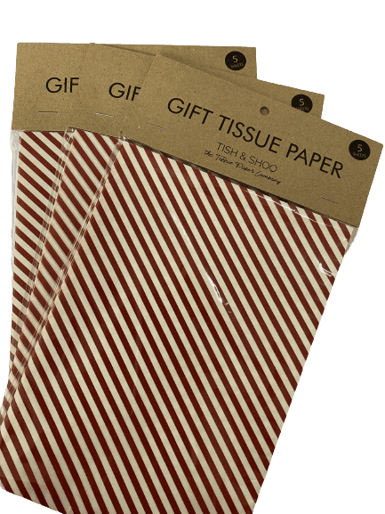 Red Candy Stripe (Diagonal)