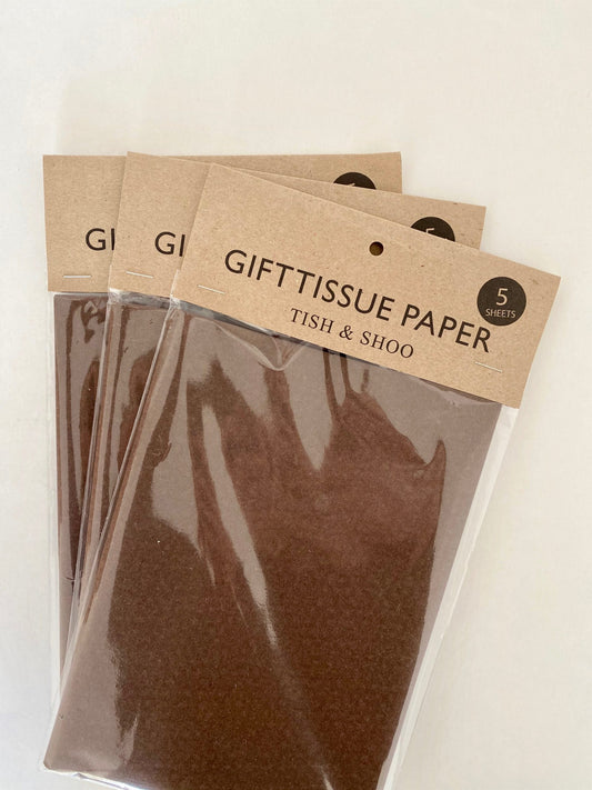 Chocolate Brown Tissue Paper