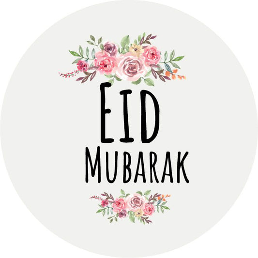 Eid Mubarak (Floral) Sticker