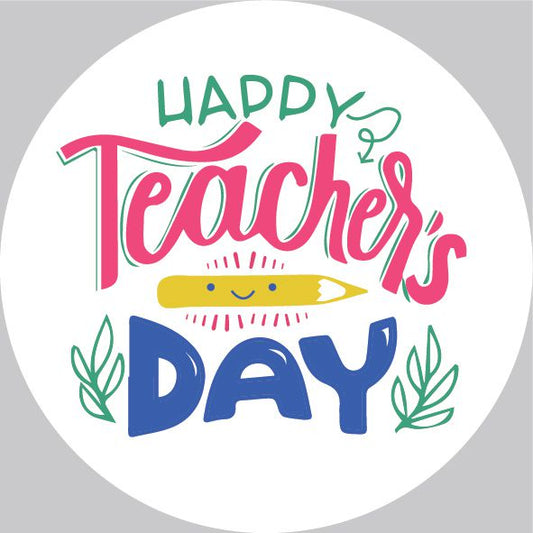 Happy Teacher's Day Sticker