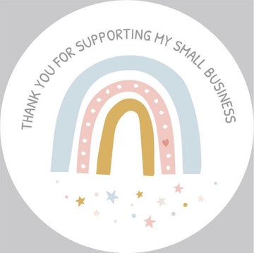 Small Business (Rainbow) Sticker (Pack of 15)