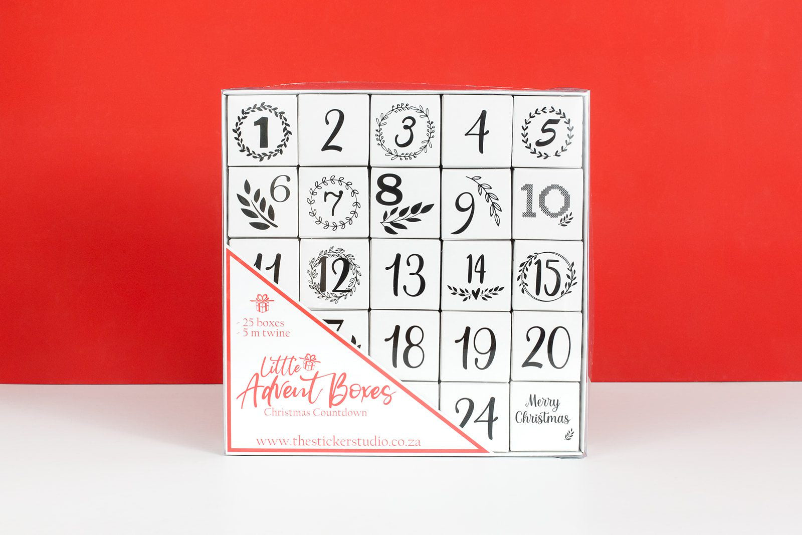 Little Advent Boxes White - In The Box