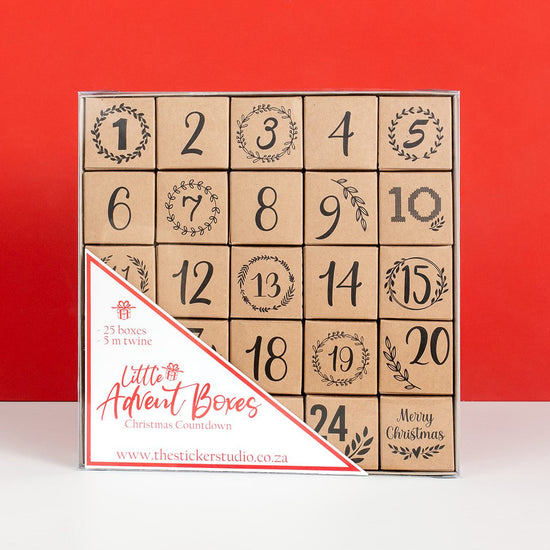 Little Advent Boxes kraft - In TheBox
