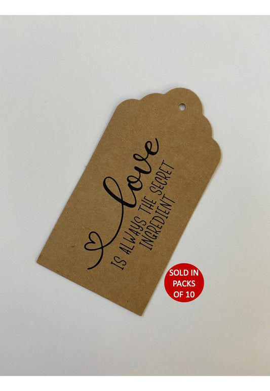 Secret Ingredient Tag (Kraft)