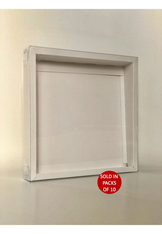 Square Chocolate Box (White) 210x210x30mm