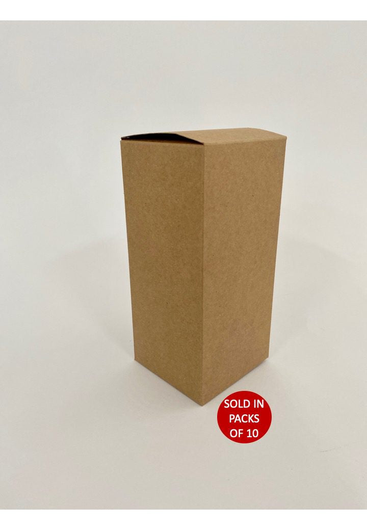 Kraft Rectangle Box 180x85x80mm (Pack of 10) – In The Box