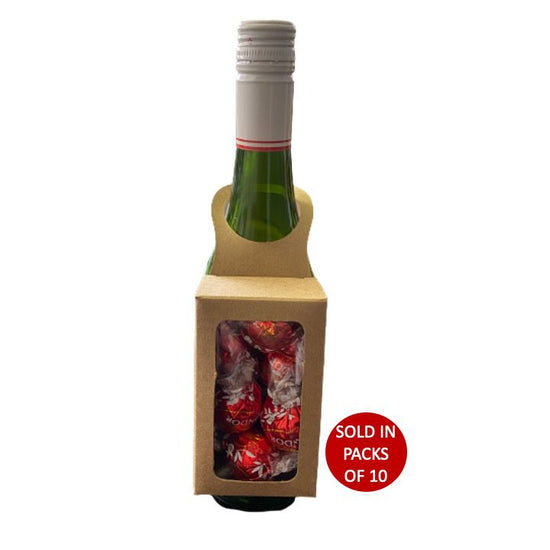 Bottle neck gift tag gift box kraft - In The Box