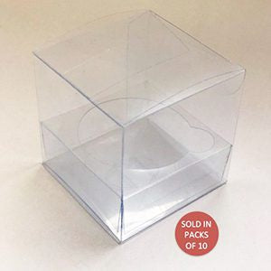 Small Cupcake Box INSERT ONLY (PVC) (Pack of 10)