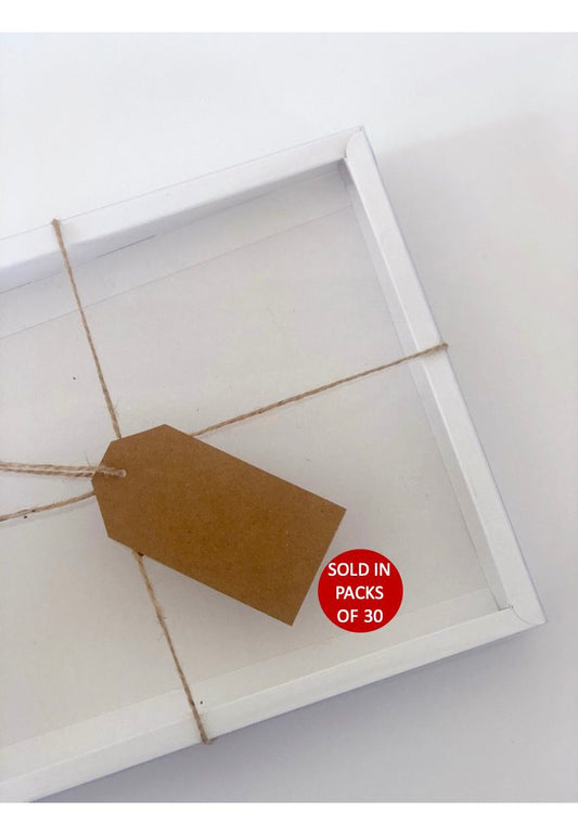 Rectangular Gift Tags (Kraft) (Pack of 30)