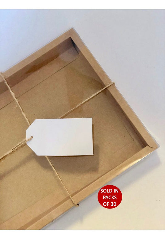 Rectangular Gift Tags (White) (Pack of 30)