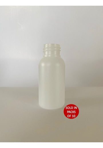 50ml HDPE Natural Bottle 24/410 (Pack of 10)