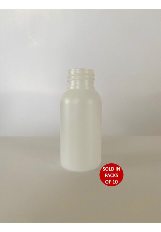 50ml HDPE Natural Bottle 24/410 (Pack of 10)