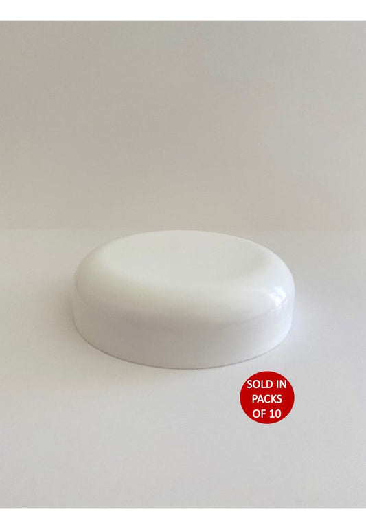 250ml Screw on Cap - White Dome Lid