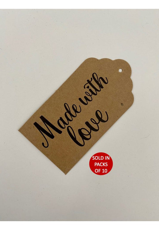 Made With Love Tag (Kraft)