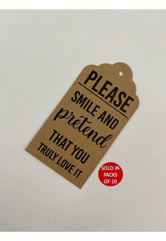 Smile & Pretend Tag (Kraft)