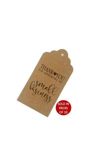 Small Business Thank You Tag (Kraft)