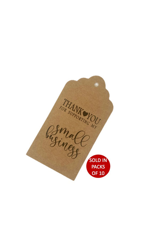 Small Business Thank You Tag (Kraft)