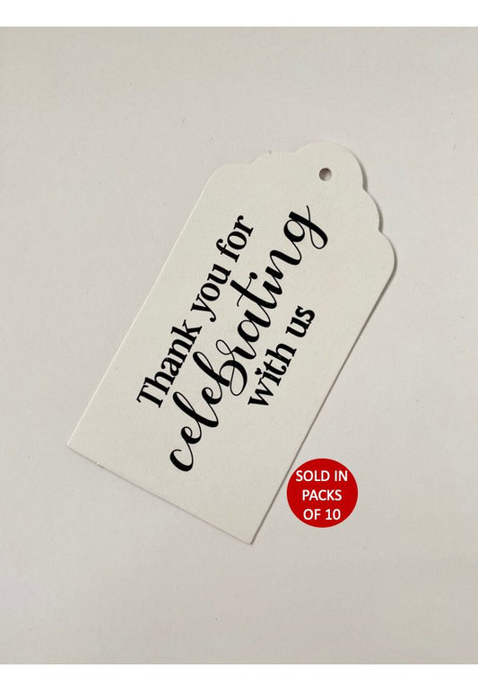 Celebrating Tag (White)