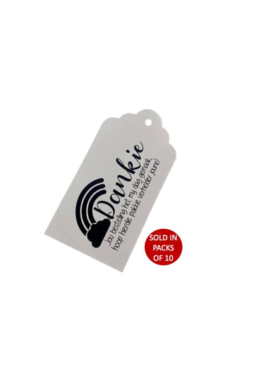 Dankie Rainbow Tag (White)