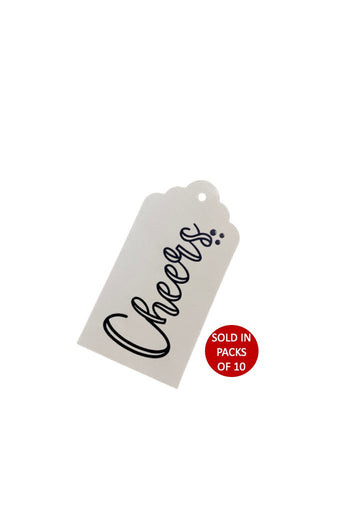Cheers Tag (White)