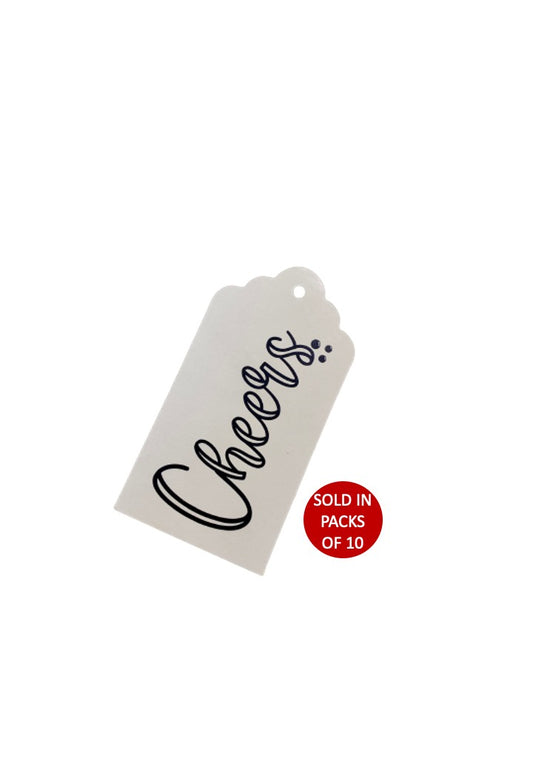 Cheers Tag (White)
