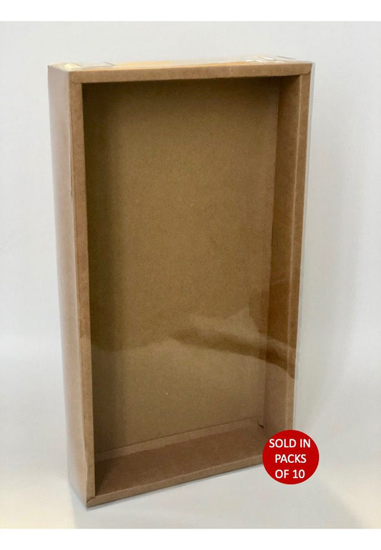 XL Cookie Box (Kraft) 216x400x60mm