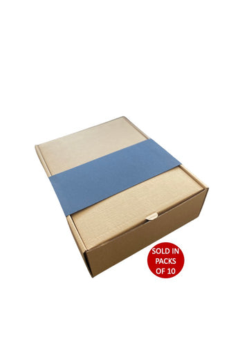 Navy Blue Belly Band ONLY (Fits Large Kraft Shipper 285x226x84mm)