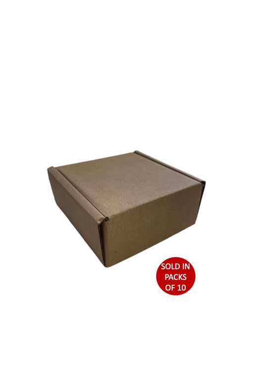 Kraft Shipper Box 107x107x46mm (Pack of 10)
