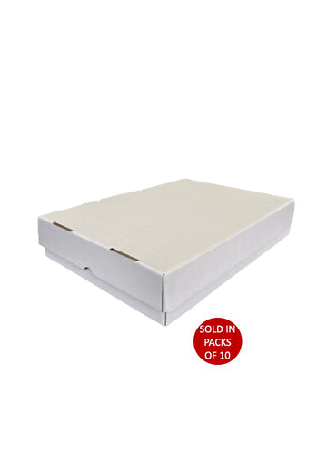 Large E-Flute Lid & Base Gift Box 390x273x50mm (Pack of 10)