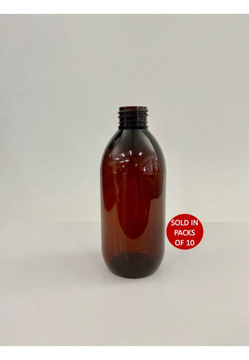 200ml Amber PET Bottle (24/410) (Pack of 10)